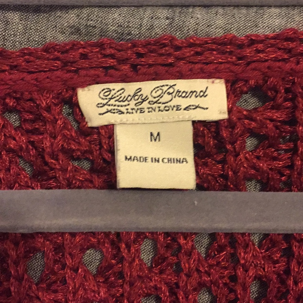 Red Knit Sweater - Picture 4 of 4